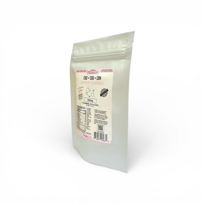 CBD, CBG, and CBN Super Gummies with Lion's Mane and Ginseng | Energy & Focus