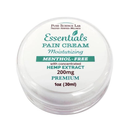 CBD Hemp Extract Muscle and Joint Pain Cream Menthol Free
