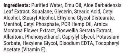 Hemp Intensive Healing Relief Rub with Emu Oil & CBD Isolate