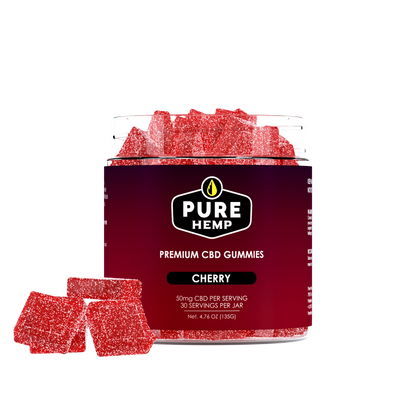 Cherry CBD Gummies 50mg per Gummy