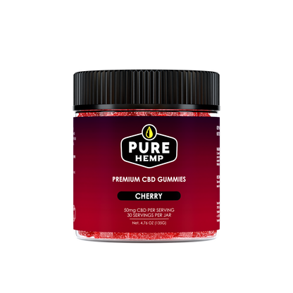 Cherry CBD Gummies 50mg per Gummy