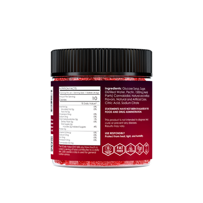 Cherry CBD Gummies 50mg per Gummy