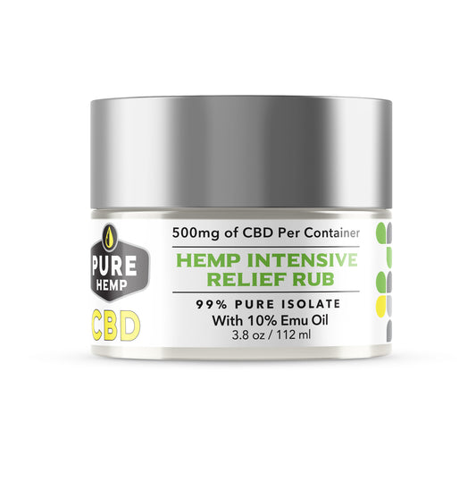 Hemp Intensive Healing Relief Rub with Emu Oil & CBD Isolate