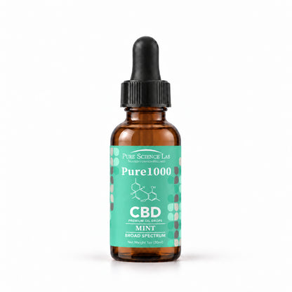 Broad Spectrum CBD Oil Tincture (1000-6000mg)