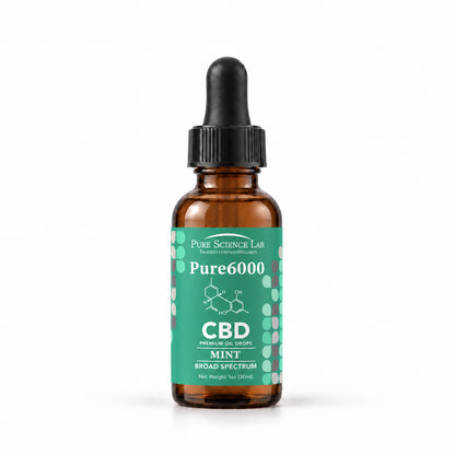 Broad Spectrum CBD Oil Tincture (1000-6000mg)