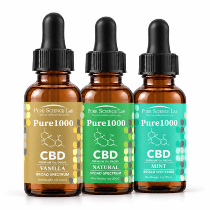 Broad Spectrum CBD Oil Tincture (1000-6000mg)