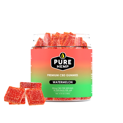 Watermelon CBD Gummies 50mg per Gummy