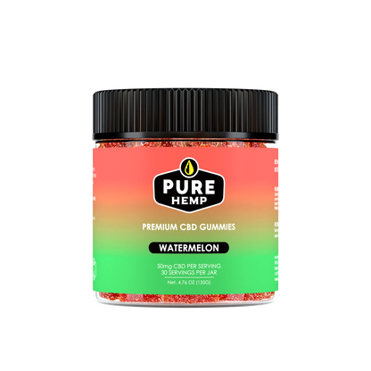 Watermelon CBD Gummies 50mg per Gummy